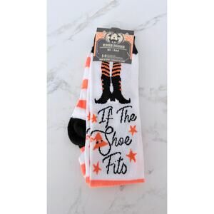 NEW Halloween Knee-High Witch Socks Women's Size 5-9